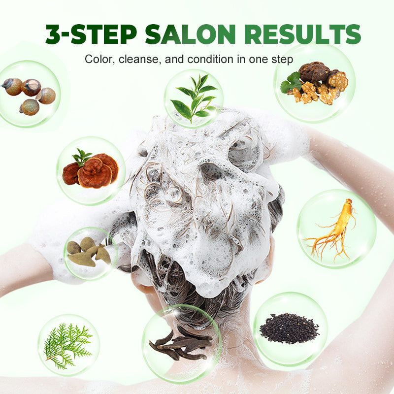 🌿🌱 Grau abdecken & Haar stärken – Mit chinesischen Kräutern & 3-fach-Wirkung! 🌱🌿