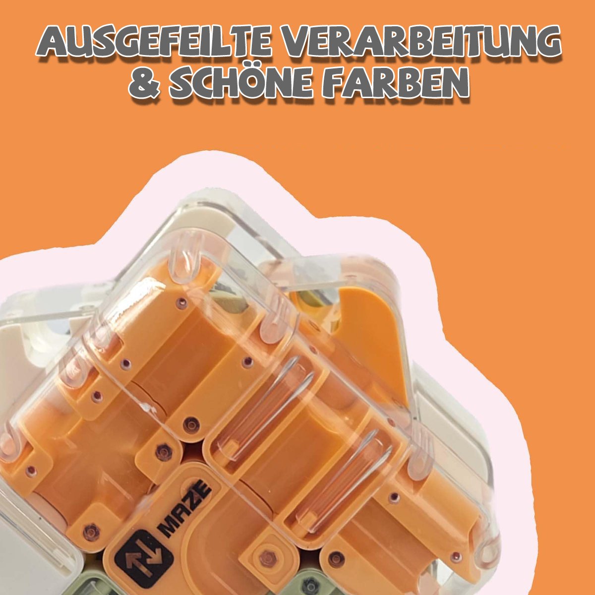 🔥2026 heißer Verkauf🔥 Lustiger 3D-Labyrinth-Rollwürfel-Puzzle