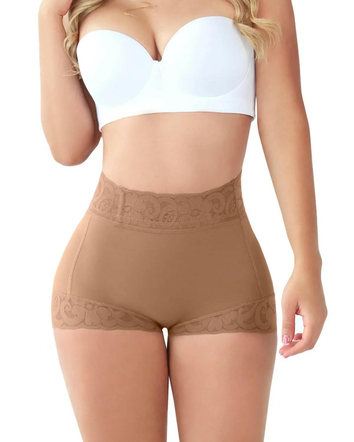 🎁🩷Klassischer Damen-Spitzen-Slip für den Alltag, formt den Po und glättet ihn.