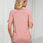 💕Hot Promotion- bis zu 50% Rabatt 🌷V-Hals Feste Farbe Lose Damen Tops