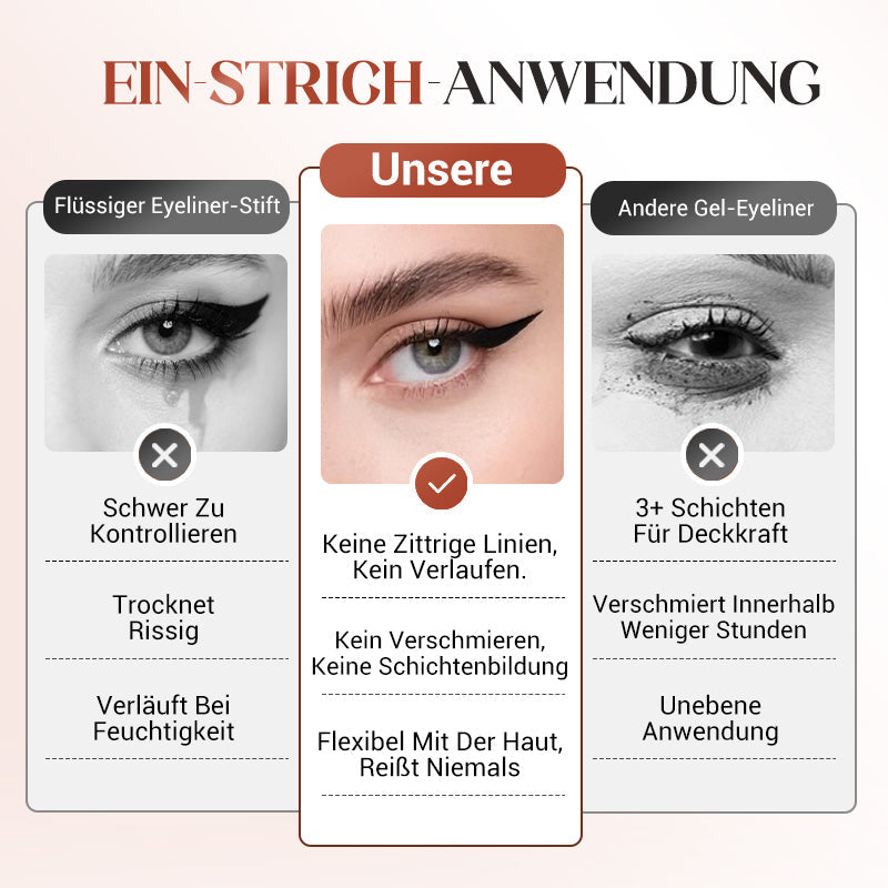 🎁KAUFEN SIE 1, BEKOMMEN SIE 1 GRATIS🔥Wasserfester, strandtauglicher Gel-Liner💜KAUFEN SIE 1, BEKOMMEN SIE 1 GRATIS💜Wasserfester, strandtauglicher Gel-Liner
