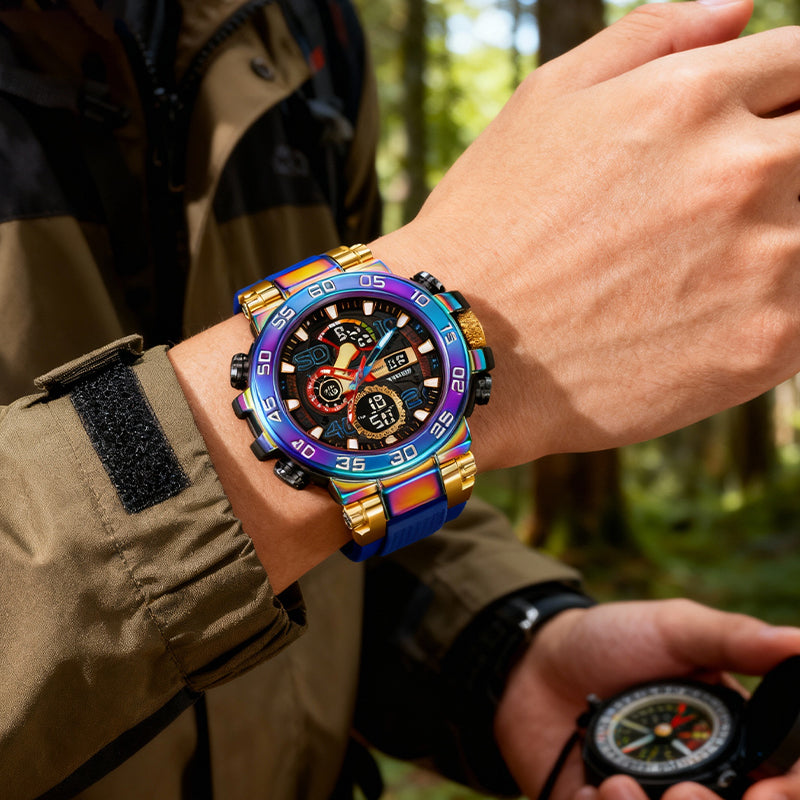 🔥Fröhliches Neujahr! 50% auf alles 🔮Neueste Modetrends🕐🕐Multifunktionale wasserdichte LED-Digitaluhr