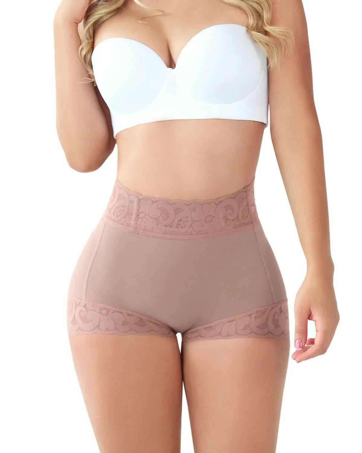 🎁🩷Klassischer Damen-Spitzen-Slip für den Alltag, formt den Po und glättet ihn.