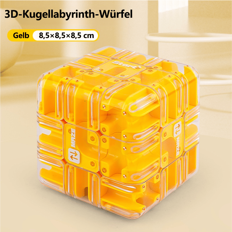 🔥2026 heißer Verkauf🔥 Lustiger 3D-Labyrinth-Rollwürfel-Puzzle