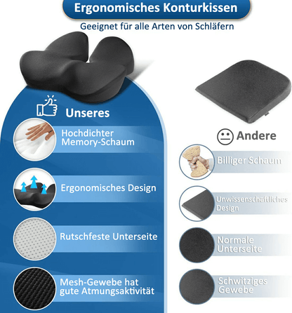 🎁LETZTER TAG 50％ RABATT🔥Ergonomisches Sitzkissen aus Memory-Schaumstoff
