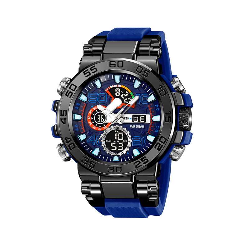 🔥Fröhliches Neujahr! 50% auf alles 🔮Neueste Modetrends🕐🕐Multifunktionale wasserdichte LED-Digitaluhr