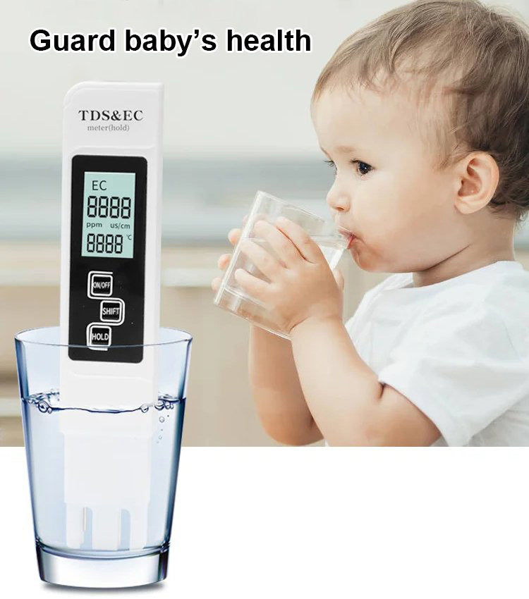 💧📊 Digitaler TDS-Tester – Großer LCD-Bildschirm, 3 Sekunden schnelle Messung, sofort einsatzbereit 💯📦 Praktisch für Trinkwasser, Aquarium und Kaffee | Deutsche Qualität, langlebig und zuverlässig