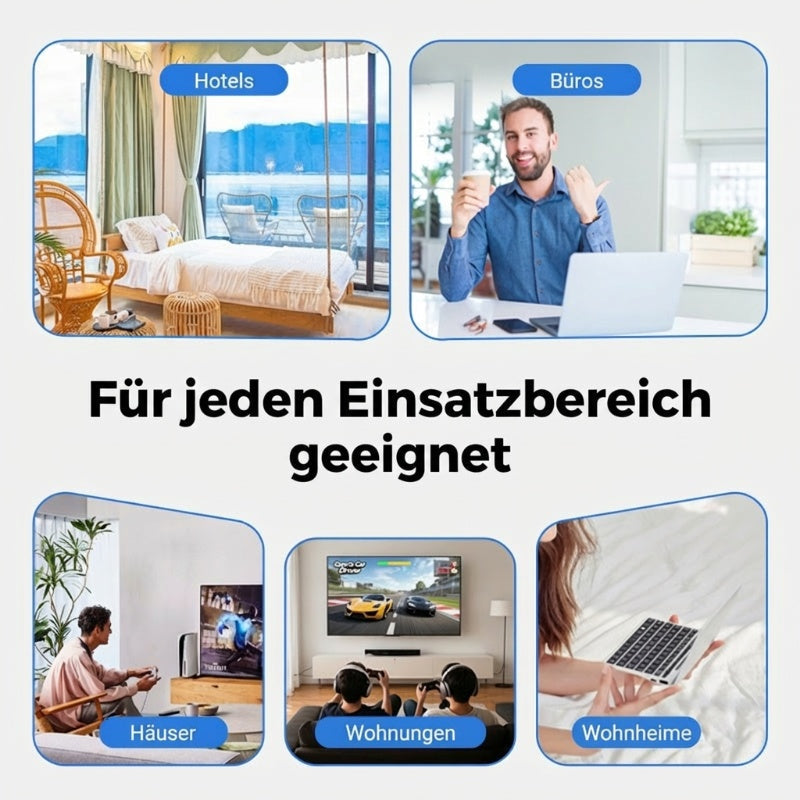 🎁Letzter Tag: 50 % Rabatt! 🔥 2026 WLAN-Verstärker – 1200 Mbit/s, Dualband (5 GHz / 2,4 GHz) 📶 Maximale Signalverstärkung – stabile Verbindung im ganzen Haus!