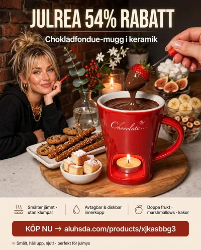 🎅JULREA 54% RABATT🍫Chokladfondue-mugg i keramik 🫕