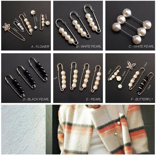✨ Kaufe 1, erhalte 1 GRATIS – Perlen-Korsettbrosche 🎁 | Elegante Modebrosche für Taille & Kragen