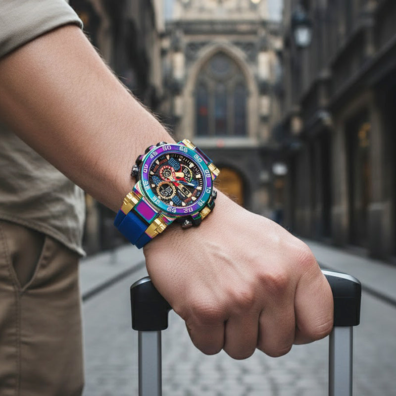 🔥Fröhliches Neujahr! 50% auf alles 🔮Neueste Modetrends🕐🕐Multifunktionale wasserdichte LED-Digitaluhr