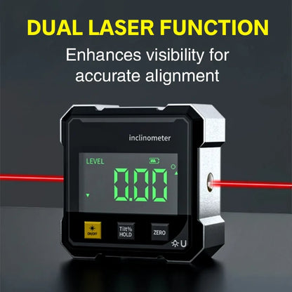 ⏳Begrenzte Zeit 50% Rabatt🔥4-seitiger digitaler Winkelmesser mit Laser und Magnetfunktion