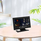 🔥bestes Geschenk-50% Rabatt🔥Digitaler LED-Temperatur- und Luftfeuchtigkeitsmonitor, Wettervorhersage, LED-Tischwecker