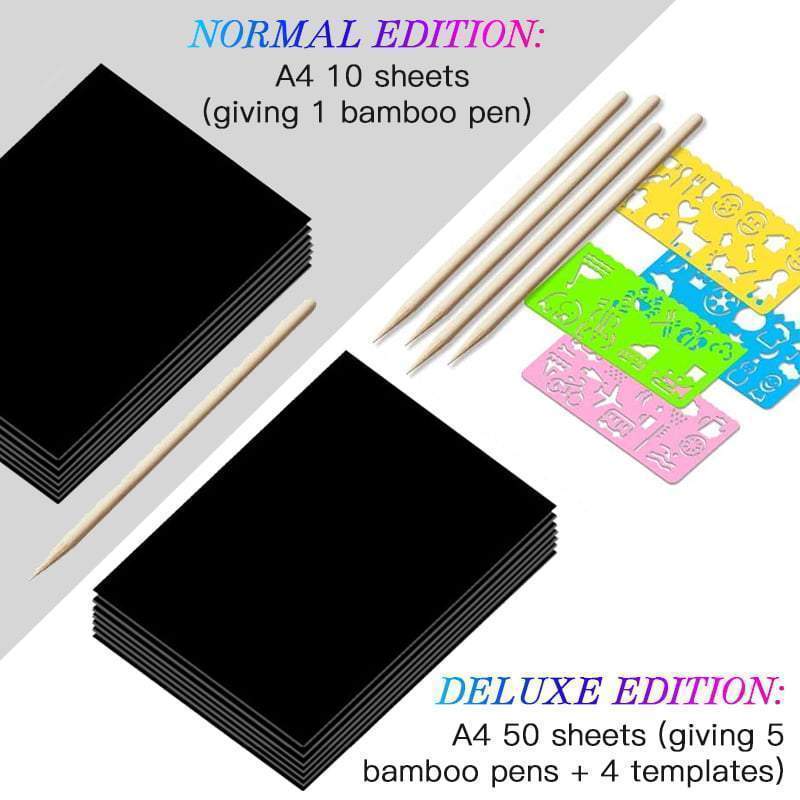 🔥Solange der Vorrat reicht 50 % Rabatt!🎉Regenbogen-Malpapier Kunst-Set für Kinder