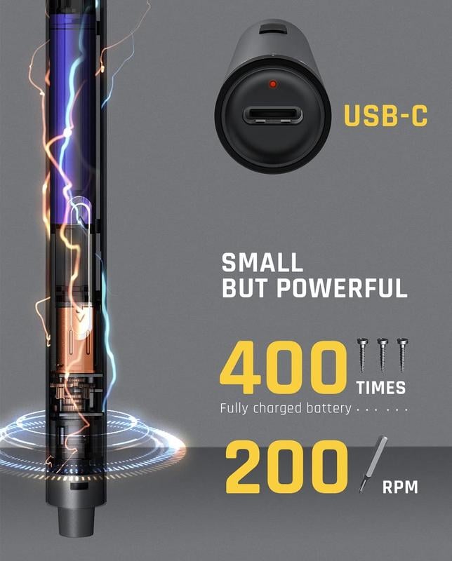 🏆Weihnachts-Sonderangebot 50 % Rabatt🔥 E1 MAX 3,7 V Mini-Schraubendreher