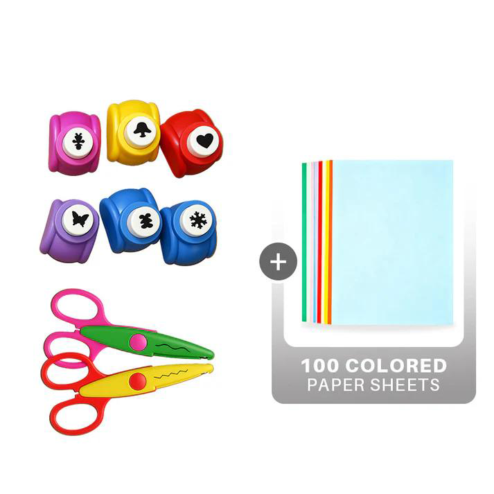 🔥Geschenkidee – 50 % Rabatt🎀Kreatives Bastelset für Kinder mit Locher