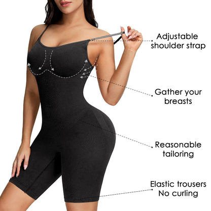 🎁 50 % Rabatt🔥GLÄTTENDER NAHTLOSER BODYSUIT(Offener Schritt)