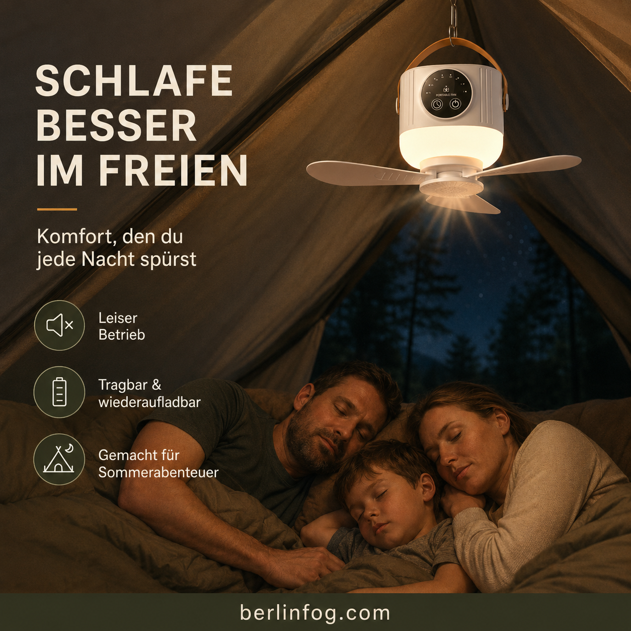 ⏰ Zeitlich begrenztes Angebot: 40% RABATT auf wiederaufladbaren Deckenventilator mit LED! 🌬️✨