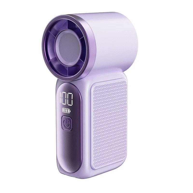 🌀Nur 9.99€ diesen Sommer!!!💨Mini-Handventilator mit LED-Anzeige –👍5-stufiger Turbo-Ventilator im Taschenformat.✨Über USB aufladbar, schnelle Kühlung für Reisen und beim Schminken. Das perfekte Geschenk.  Tragbare Kühlung