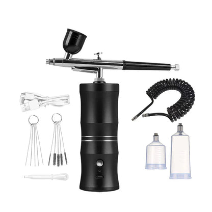 🎨 Elektrisches Airbrush-Set mit Kompressor – Dein tragbares Studio für mühelose Kreativität! ✨