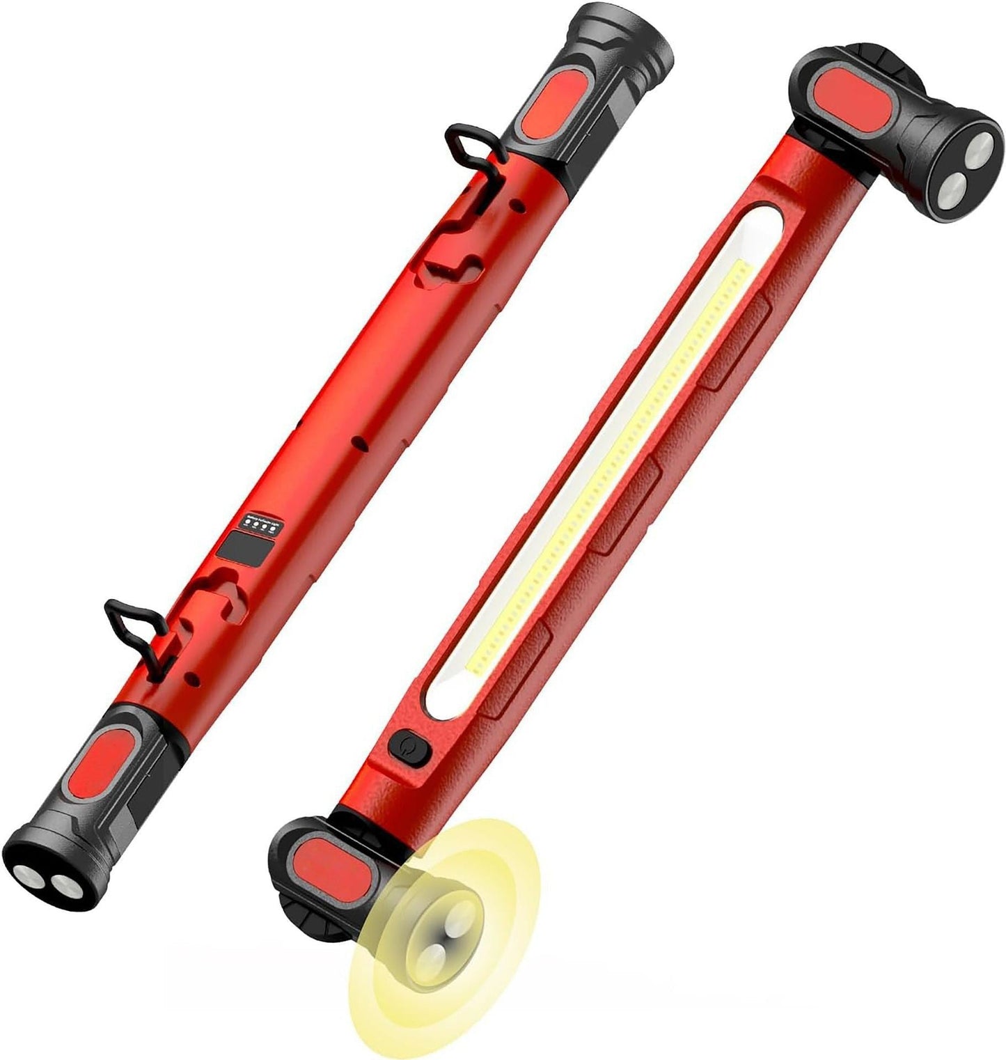 🎁50 % Rabatt auf den Hot Sale🌟Arbeitsleuchte/Taschenlampe 3000LM, wiederaufladbare Motorhaubenbeleuchtung 5200mAh mit Magnetfuß und Aufhängehaken