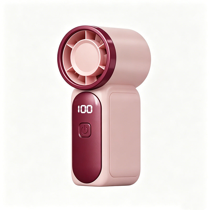 🌀Nur 9.99€ diesen Sommer!!!💨Mini-Handventilator mit LED-Anzeige –👍5-stufiger Turbo-Ventilator im Taschenformat.✨Über USB aufladbar, schnelle Kühlung für Reisen und beim Schminken. Das perfekte Geschenk.  Tragbare Kühlung