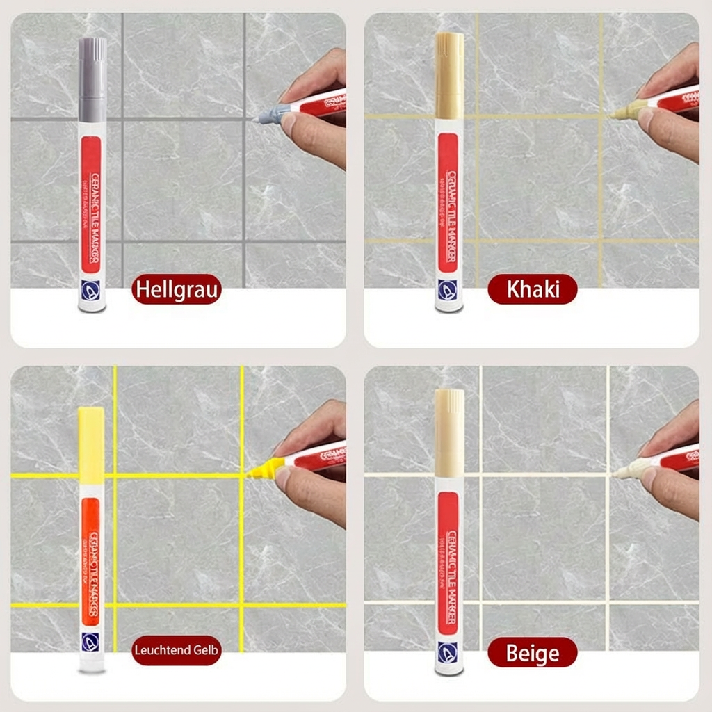 🔥HEISSER VERKAUF 50% RABATT🎁🖌️Anti-Schimmel und wasserfester Fugenstift für Keramikfliesen