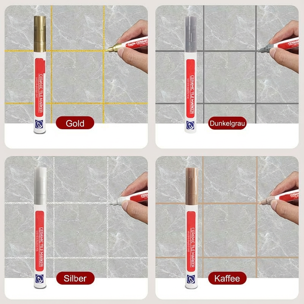 🔥HEISSER VERKAUF 50% RABATT🎁🖌️Anti-Schimmel und wasserfester Fugenstift für Keramikfliesen
