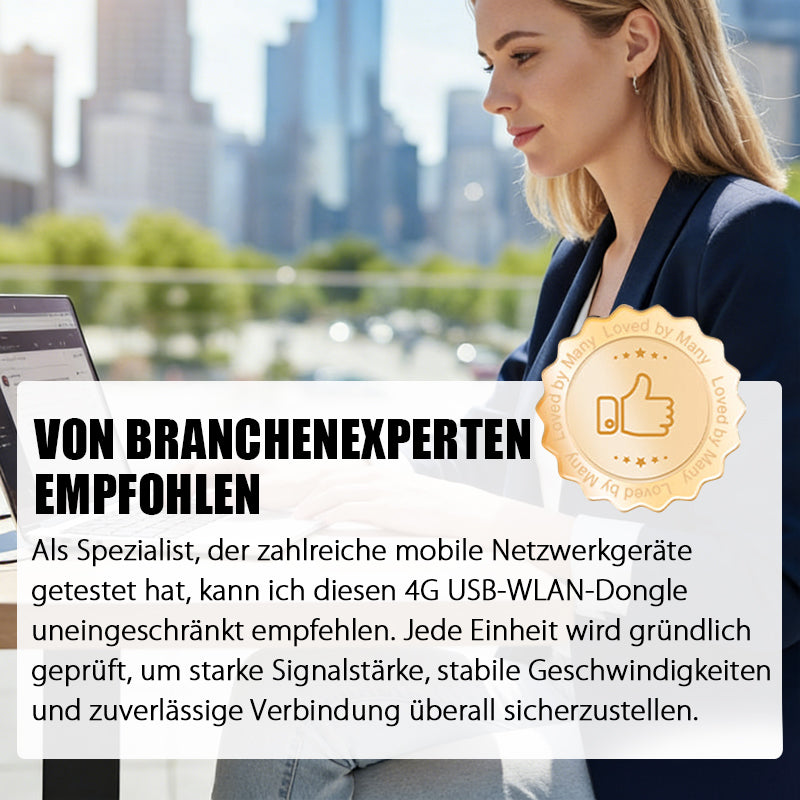 ⏳Begrenzte Zeit 50% Rabatt💥Tragbarer 4G USB-WiFi-Stick & mobiler Hotspot-Router