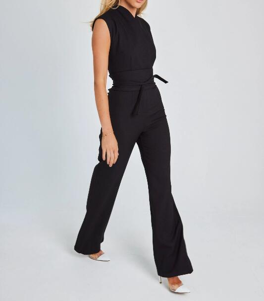 🎁Was soll ich morgen tragen?⏳Ärmelloser Overall mit weitem Bein für Damen
