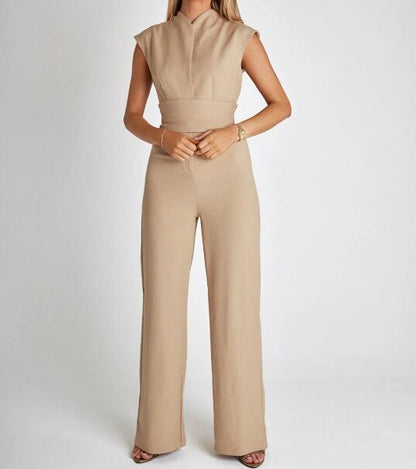 🎁Was soll ich morgen tragen?⏳Ärmelloser Overall mit weitem Bein für Damen