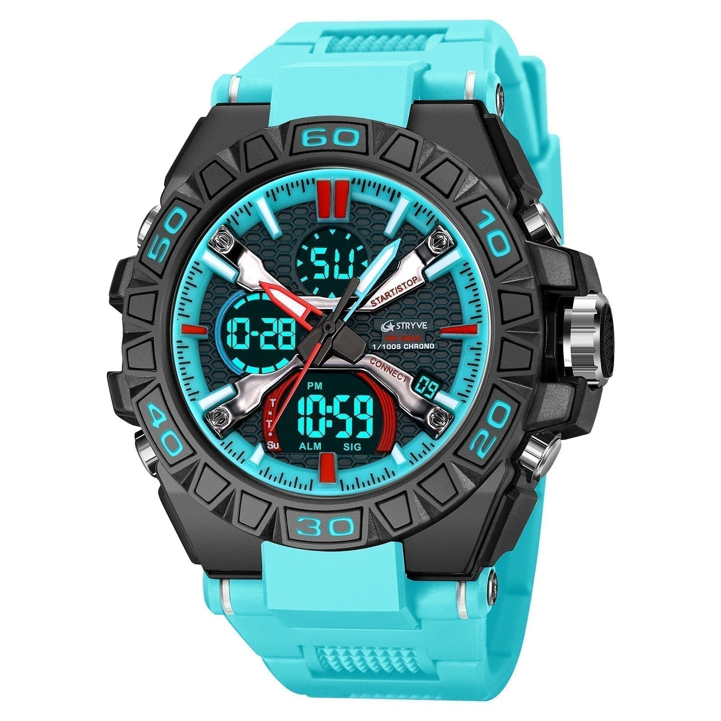 🔥Fröhliches Neujahr! 50% auf alles 🔮Neueste Modetrends🕐🕐Multifunktionale wasserdichte LED-Digitaluhr