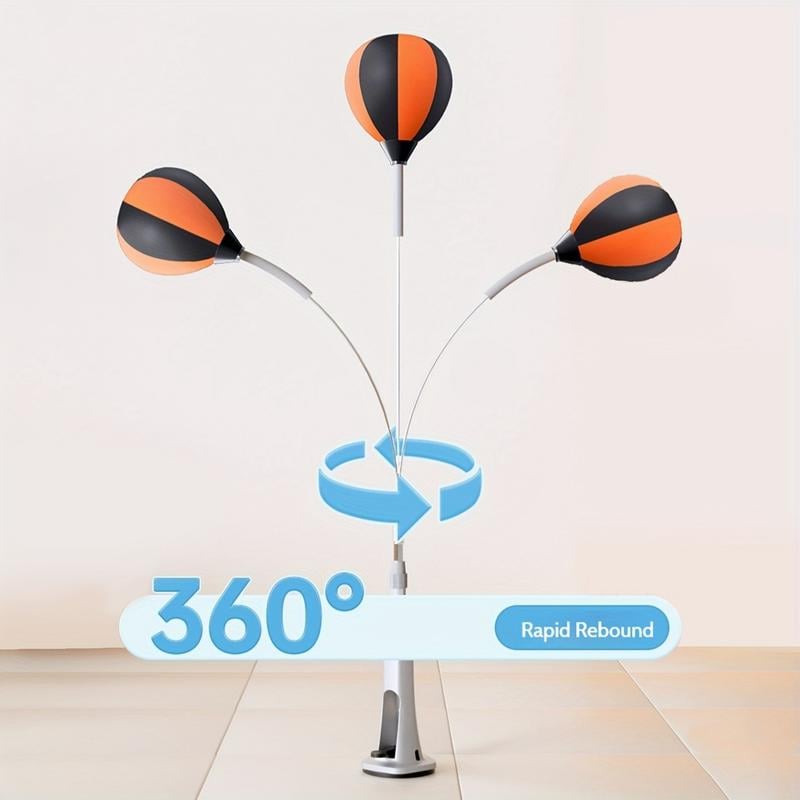 💎 50% RABATT! 💎Hochwertiger Box-Speedball mit Ständer – höhenverstellbar für Jugendliche und Erwachsene – 360°-Rückprall für Stressabbau und Fitness – ideal für den Heimgebrauch in Schlafzimmern, Wohnzimmern und Gärten