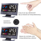 🔥bestes Geschenk-50% Rabatt🔥Digitaler LED-Temperatur- und Luftfeuchtigkeitsmonitor, Wettervorhersage, LED-Tischwecker
