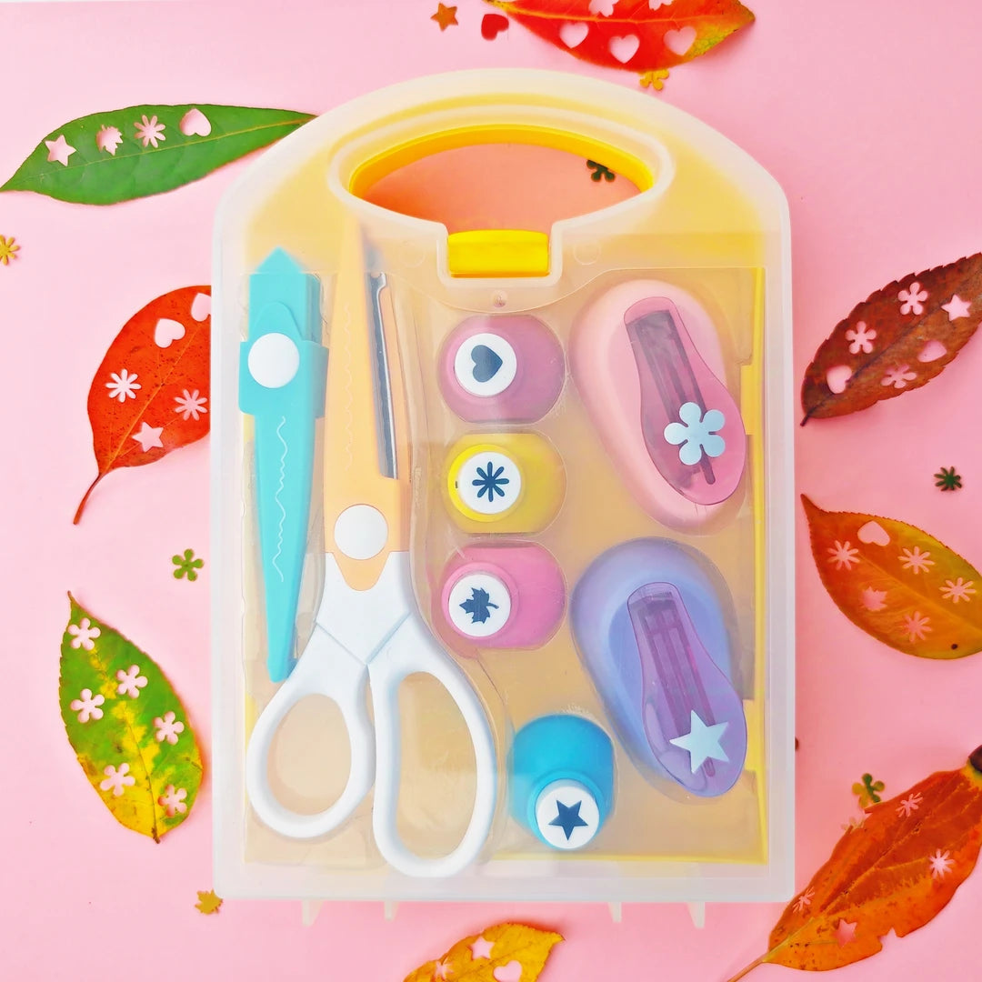 🔥Geschenkidee – 50 % Rabatt🎀Kreatives Bastelset für Kinder mit Locher