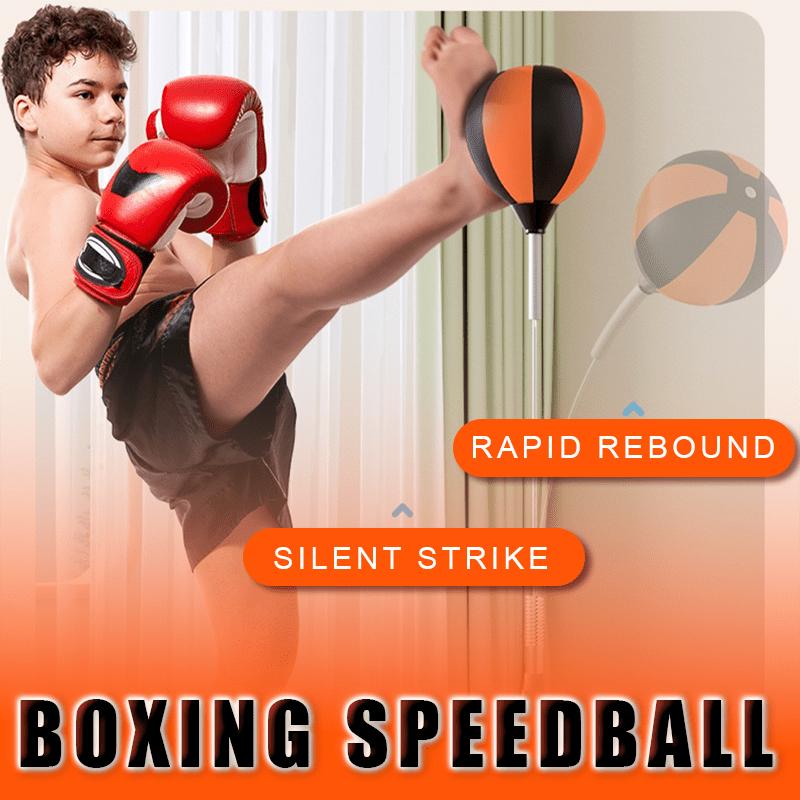 💎 50% RABATT! 💎Hochwertiger Box-Speedball mit Ständer – höhenverstellbar für Jugendliche und Erwachsene – 360°-Rückprall für Stressabbau und Fitness – ideal für den Heimgebrauch in Schlafzimmern, Wohnzimmern und Gärten