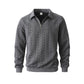 👔🧶 Lässiger Herrenpullover mit Halbreißverschluss – Zopfmuster für Wärme & Stil! Perfekt für Arbeit ✨ und Freizeit 🌿 aus nachhaltiger Baumwolle.
