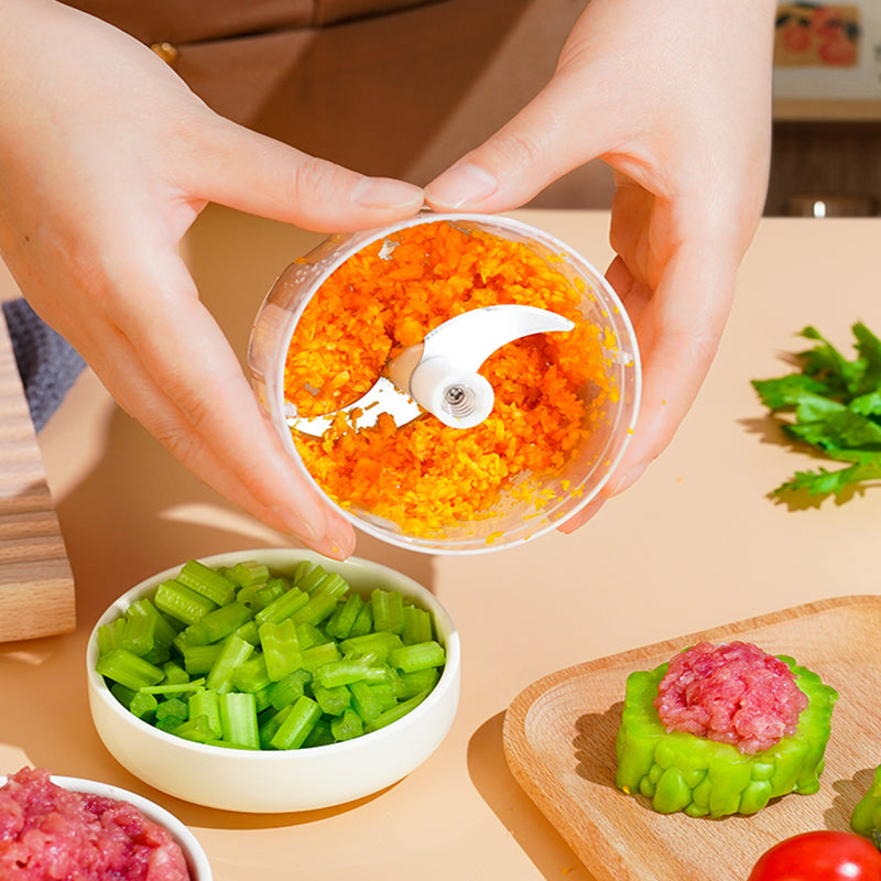 💥Letzte Stunde: 50% Rabatt🔪Kabellose elektrische Knoblauchpresse und Baby-Küchenmaschine