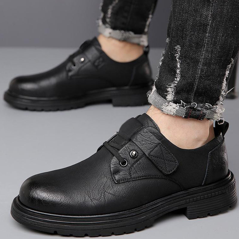 👞Atmungsfreie Retro -PU -Leder -Softroshese von Männern🔥