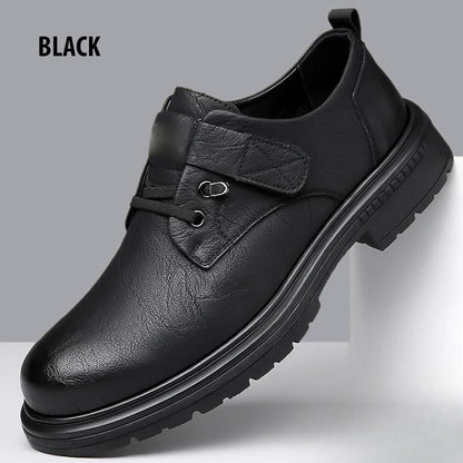 👞Atmungsfreie Retro -PU -Leder -Softroshese von Männern🔥