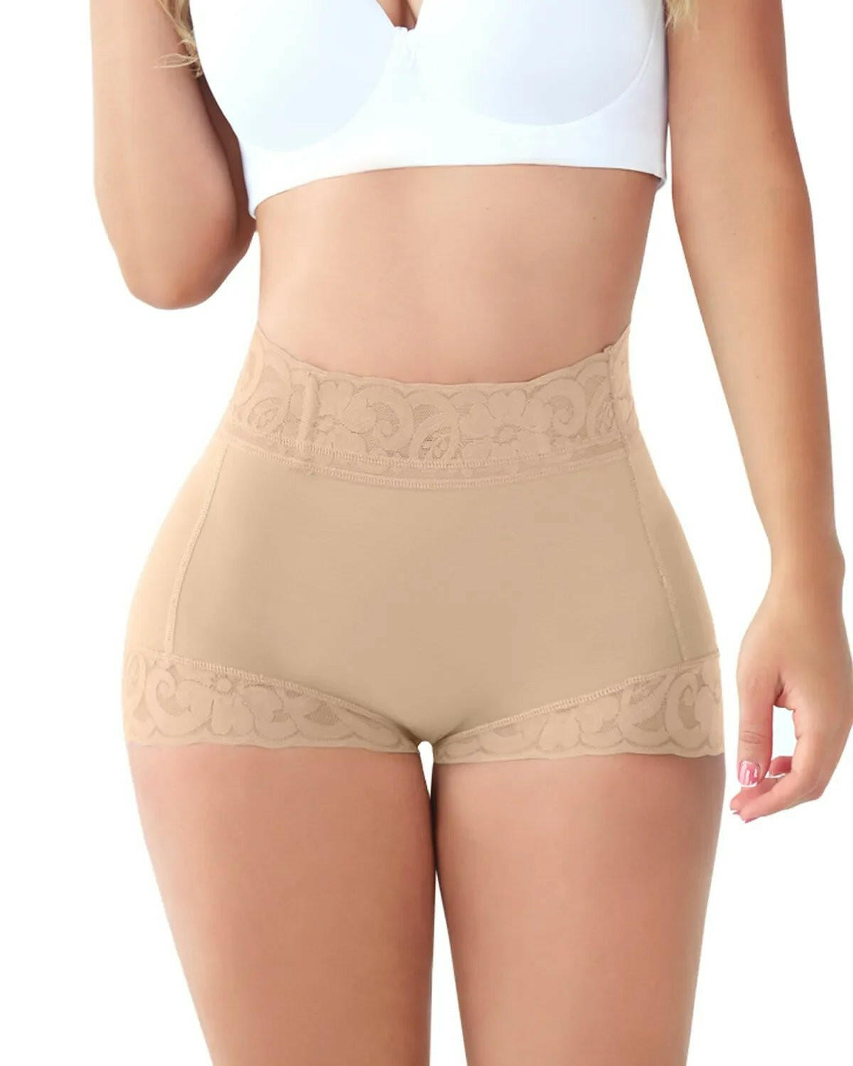🎁🩷Klassischer Damen-Spitzen-Slip für den Alltag, formt den Po und glättet ihn.