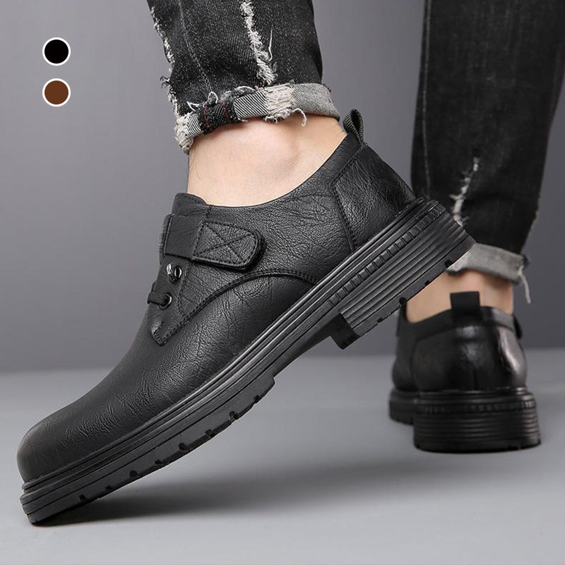 👞Atmungsfreie Retro -PU -Leder -Softroshese von Männern🔥