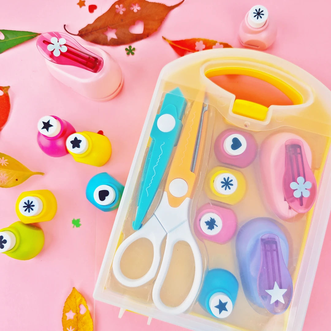 🔥Geschenkidee – 50 % Rabatt🎀Kreatives Bastelset für Kinder mit Locher
