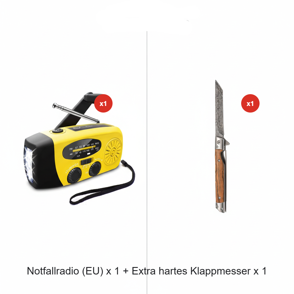 📻⚡【55% Rabatt】Solar-Kurbel Notfallradio – Mit Powerbank, Wetteralarm, USB & 7 Tage Akku. Wasserdicht & robust für Outdoor/Krise. 🌞🔋 Jetzt unschlagbares Angebot sichern!