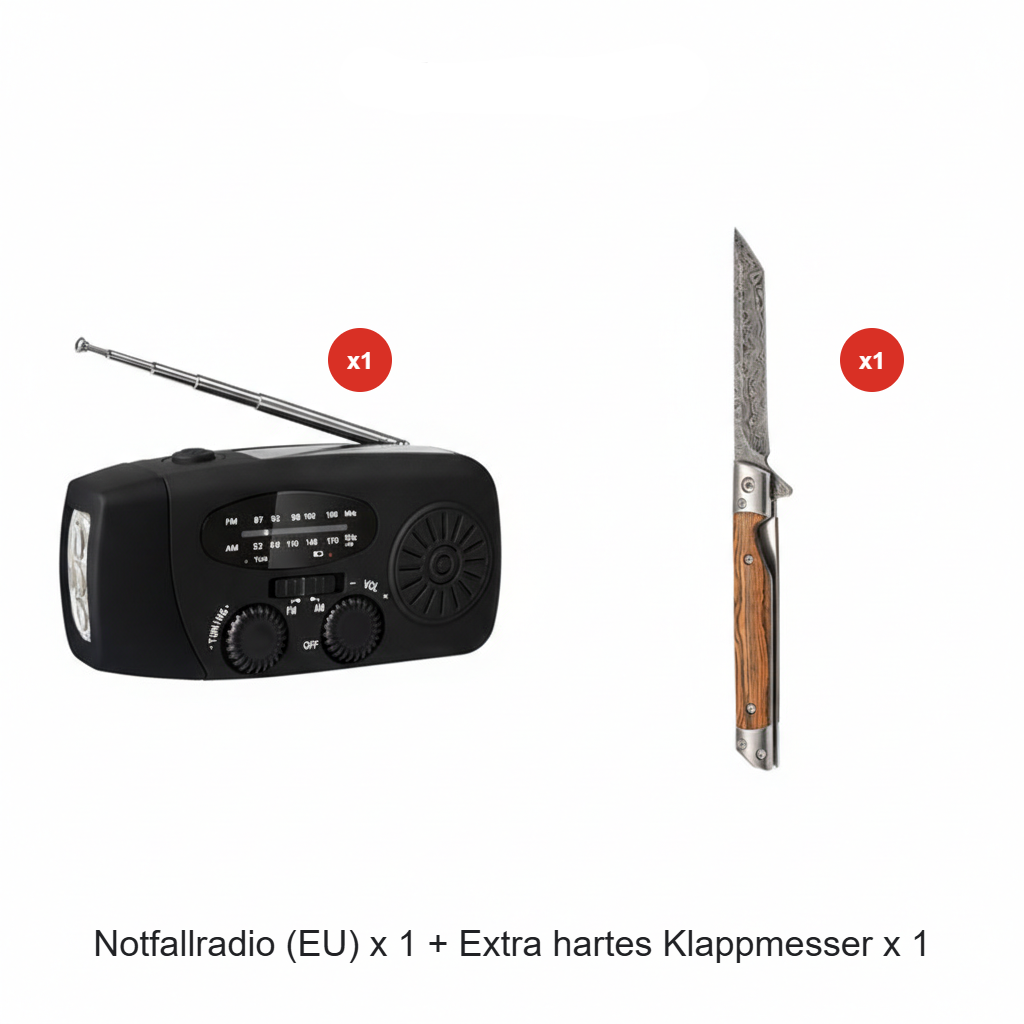 📻⚡【55% Rabatt】Solar-Kurbel Notfallradio – Mit Powerbank, Wetteralarm, USB & 7 Tage Akku. Wasserdicht & robust für Outdoor/Krise. 🌞🔋 Jetzt unschlagbares Angebot sichern!