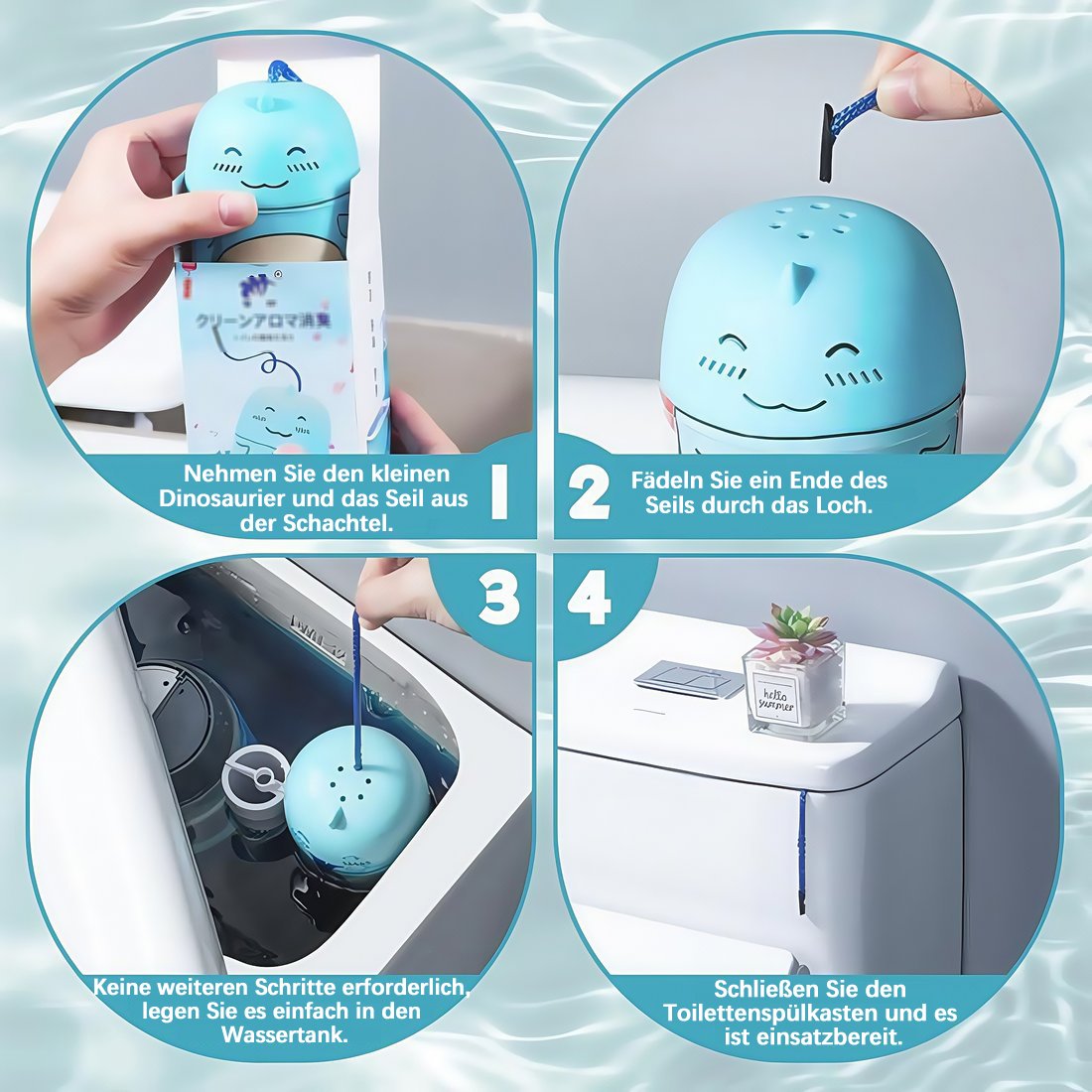 ✨ 2-in-1 WC-Reiniger & Lufterfrischer – Für ein strahlend sauberes Bad!🍃