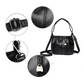 Damen Plissee-Handtasche aus weichem Material – Vielseitig tragbar als Hand-, Schulter- oder Umhängetasche 👜✨