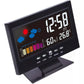 🔥bestes Geschenk-50% Rabatt🔥Digitaler LED-Temperatur- und Luftfeuchtigkeitsmonitor, Wettervorhersage, LED-Tischwecker