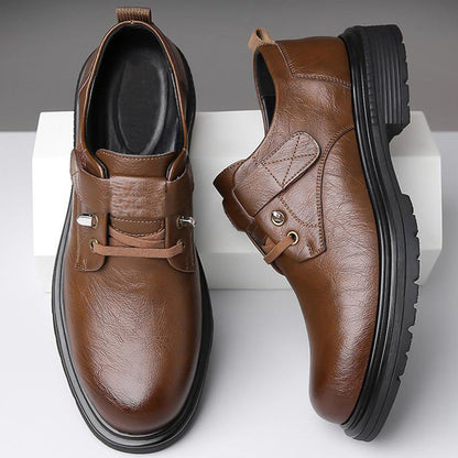 👞Atmungsfreie Retro -PU -Leder -Softroshese von Männern🔥