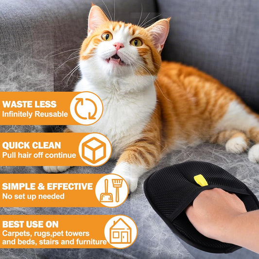 🎁KAUF 1 ERHALT 1 GRATIS🔥Handschuhe zum Entfernen von Tierhaaren🐱🐕